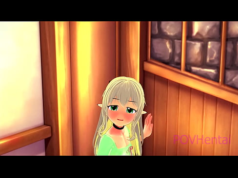 ❤️ (Trap) Elvish mjakazi hukusaidia kunawa uso wako. Ponografia tu ❌